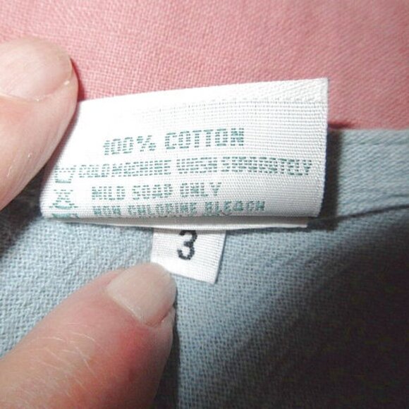 Oh My Gauze Tunic Top Size XXL 3 Short Sleeves Asymmetrical Coastal Beachy Boho - Picture 9 of 10